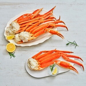 [크랩플릭스] 스노우크랩 절단대게 섹션 5kg (L~4L 사이즈, 옵션 선택)